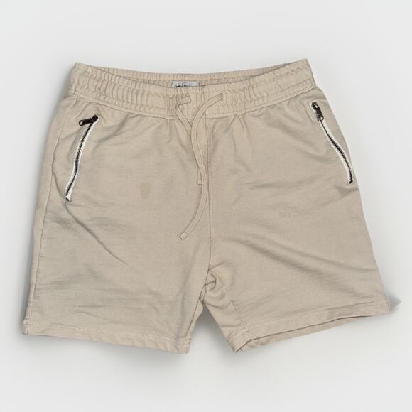 Mason Article Sweat Shorts Men’s Tan XL (34) Premium Essentials Athletic Lounge - Picture 1 of 4